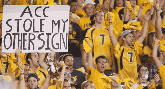 The ACC Dug Its Own Grave and West Virginia Fans Will Now Dance On It